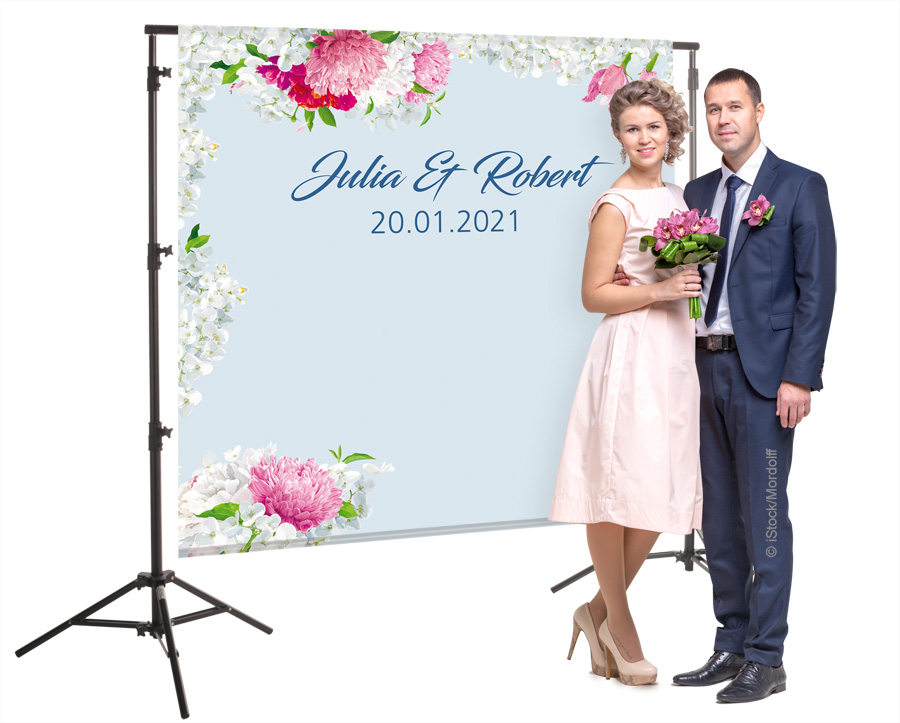 Backdrop / Fotowand für Hochzeitsfotos Backdrop / Fotowand für Hochzeitsfotos